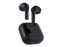 Happy Plugs JOY - True wireless-hörlurar med mikrofon - inuti örat - Bluetooth - svart