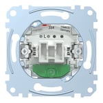 Merten MEG3136-0000 Interrupteur/va-et-vient unipolaire avec lampe d'orientation et bornes à fiche 10 AX AC 250 V