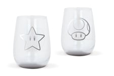 Super Mario - Gift set of 2 Glasses (1376)