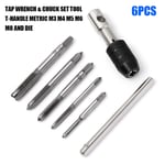 Working Hand Tool Machine Drill Bit Chuck Set Screw Thread Tap Wrench Metric