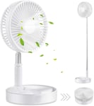 Wireless Telescopic USB Rechargeable Cooling Desk Fan Floor Home Office Travel