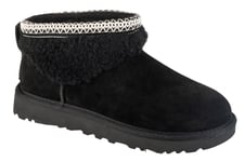 chaussures d'hiver Femme, UGG Classic Ultra Mini Maxi Curly, Noir