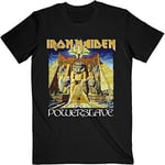 Iron Maiden T Shirt Powerslave World Slavery Tour Official Mens Black XXL