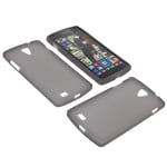 Bag for Archos 50b Platinum Phone Case Protection TPU Rubber Gray