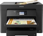 Epson WorkForce WF-7830DTWF - multifunktions bläckstråleskrivare - utskrift, skanning, kopiering, fax 4800 x 2400 DPI A3 DUPLEX 25ppm Wi-Fi AirPrint