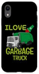 Coque pour iPhone XR Love Camion poubelle de recyclage pour enfants et adultes