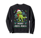 Merry Rexmas Christmas Gift For Father Sweatshirt