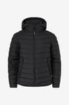 Superdry - Jacka Hooded Fuji Sport Padded Jkt - Svart