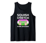 Retro Slime Green Squish Stretch Slime Success Slime Lover Tank Top