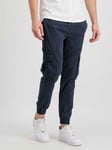 Alpha Industries Mens Nylon Cargo Joggers in Dark Blue material_polyester - Size Large