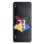 Case for Xiaomi Redmi 9A - Redmi 9AT Official Harry Potter Hogwarts Shield to Protect Your Phone, Flexible Silicone Case Cover for Xiaomi Redmi 9A with Official Harry Potter License.