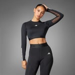 adidas Hyperglam Training Cropped Long Sleeve Long-Sleeve Top Women