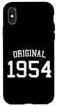 Coque pour iPhone X/XS Original 1954, 70 ans, hommes femmes 70e anniversaire