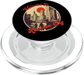 Bienvenue chez Raccoon City Zombie Action Horror Gaming Fan Art PopSockets PopGrip pour MagSafe