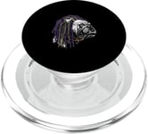 BULLDOG WITH DREADS FOR DOG AND REGGAE LOVERS PopSockets PopGrip for MagSafe