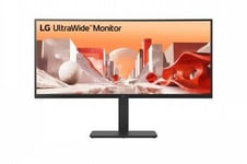 LG DESKTOP MONITOR 34'' 21:9 QHD CURVED IPS, WEBCAM, USB-C 90W (34BA85QE-B)