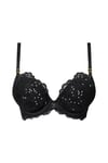 The Icon Fuller Bust DD+ Padded Plunge Black