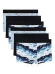 JustWears Active Ski Print Trunks, Pack of 6, Winter Wipeout Collection