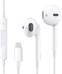 [Apple MFi Certified] In-ear Earphones Wired Stereo Sound Headphones with Microphone and Volume Control,Active Noise Cancellation for iPhone 11/11 Pro/13/12 Pro/12 Pro Max/Mini/XS/XR/X/SE/7/8/8Plus