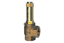 Riegler – Valve de sécurité d'angle pour G3 vapeur saturé/4, ajuster la pression de 7 bar rI 222.04 – 7,0