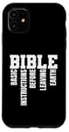 Coque pour iPhone 11 INSTRUCTIONS DE BASE AVANT DE QUITTER LA TERRE - B.I.B.L.E