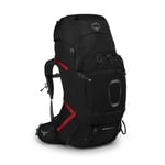 Osprey Aether Plus 70 L vandringsryggsäck med ram (herr) -  Black,  S/M