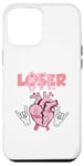 Coque pour iPhone 15 Plus Pink Drip Heart Loser Lover