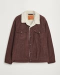 Levi's Relaxed Fit Sherpa Trucker Chicory Coffee