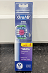 Oral-B Pro 3D Whiter Brush Heads | 5 XL Pack | Teeth as of Day 1 | Remove Stains