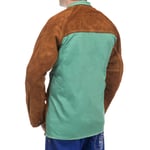 76 cm length Lava Brown jacket with flame retardant back