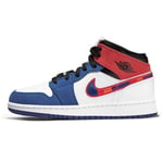 Baskets Nike  Air  1 Mid Rush Blue University Red