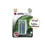 AgfaPhoto ladattava AA-paristo 2100 mAh 12 kpl -tukkupakkaus