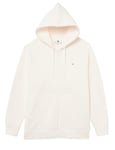 Tommy Hilfiger Women's Rlx Full Zip Scuba Hwk Ww0ww42261 Zip Through Hoodie, White (Ancient White), M