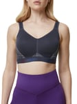 Triumph Womens Triaction Cardio Cloud Racerback Non Wired Sports Bra - Grey Polyamide - Size 34B