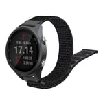 Garmin Forerunner 245 klockarmband med kardborreband i nylon - Helsvart