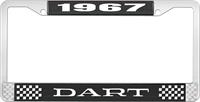 OER LF120167A nummerplåtshållare 1967 dart - svart