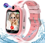 4g Montre Connectée Enfant Gps - Montre Gps Enfant Pour Fille Garçon Avec Gps Appel Vidéo Sos Ip68 Téléphone Etanche Jeux Réveil Mode Classe, Montre Intelligente Enfants De 4-12 Ans Cadeau