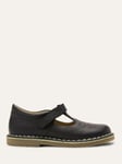 Mini Boden Kids' Leather T-Bar Flats, Black