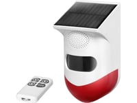 Alarm With Built-In Siren And Solar Battery, Controlled By Remote Control Via Wifi And Tuya,As-7