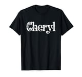 Cheryl Name Custom Flower Personalized Botanical Women T-Shirt