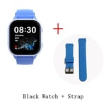 Montre Intelligente Wonlex Pour Enfants,Montre-Bracelet Intelligente,Prise En Charge De Whatsapppig Kt19pro,Android 8.0,Caméra Vidéo,Téléphone Intelligent Connecté,Gps,4g - Type Blue And Strap