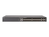 Ruckus Icx 8200-24F - Switch - L3 - Styrt - 24 X 10/100/1000 + 4 X 10 Gigabit Sfp+ + 4 X 25 Gbe Sfp28 (Stabling / Opplink) - Front Og Side Til Bakside - Rackmonterbar - For P/N: Cc-Rj45-Db9, Cc-Usbc-Usba, Icx8200-Prem-Lic, Icx-Din-Mnt, Rps23-E, Xbr-