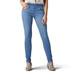 Lee Women's Sculpting Slim Fit Skinny Leg Pull on Jean, Larkspur, 6 US