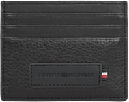 Tommy Hilfiger Porte-Carte Homme Premium Holder en Cuir, Noir (Black), Taille Unique