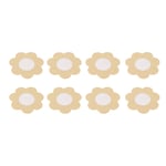 20x Disposable Breast Pasties Light Beige Adhesive Bras Nipple Covers SLS