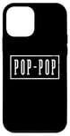 Coque pour iPhone 12 mini Pop-Pop - Sleek Framed Design Father's Day Pop-Pop