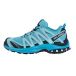 Salomon Women's XA Pro 3D Running Shoe and Walking, Blue Curacao/Bluebird/Dark Purple, 5.5 UK