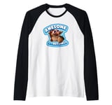 Ice Age Baby Scrat Awesome In a Nut Shell Raglan Baseball Tee