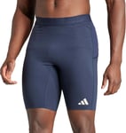 adidas Adizero Mens Short Tights Navy Running Lightweight Fitted Sports Shorts