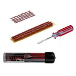 Maxalami Road & MTB Tubeless Tyre Repair Kit - Red / 5 x 3.5mm 10cm